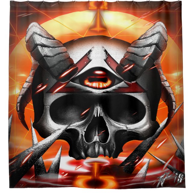 Cortina Para Box Skull Eye Joe (Frente)