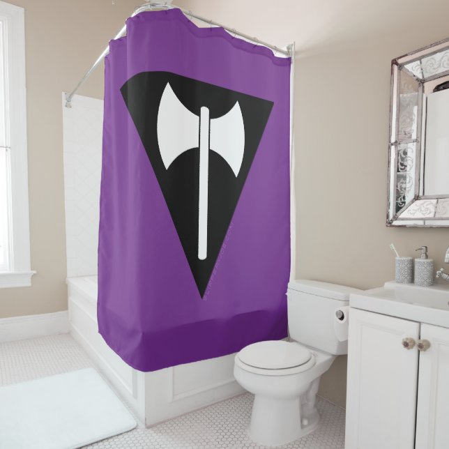 Cortina Para Box SlipperyJoe, bandeira do orgulho lésbica poderosa  (In Situ)