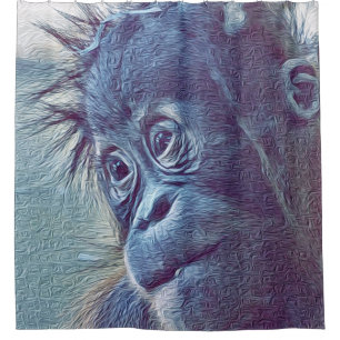 Cortina Para Box smartmix animal- orang baby