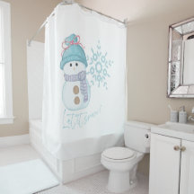 Snowman Snowflake Deixe-o nevar inverno