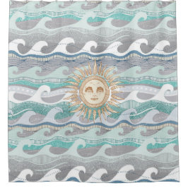 Cortina Para Box Sol e ondas