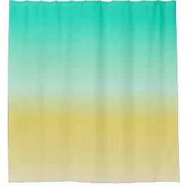 Cortina Para Box Sombreado de Areia e Cores do Mar