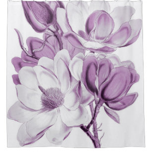 Cortina Para Box Sonho do roxo da magnólia