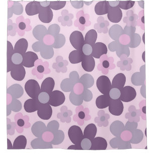 Cortina Para Box Sonho Retroativo da lavanda #1 #retro #decor