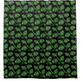 Cortina Para Box Sonhos da Floresta Tropical Vinha Philodendron