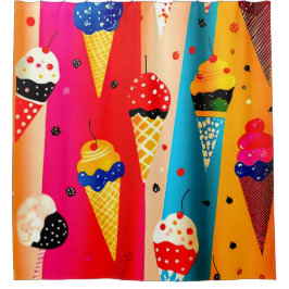 Cortina Para Box Sorvete Yummy
