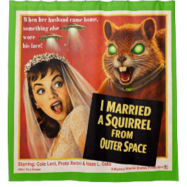 Cortina Para Box Squirrel from Outer Space