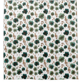 Cortina Para Box St. Patrick’s Day Musical Shamrock