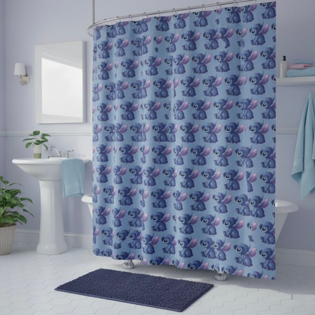 Cortina Para Box Stitch Shower Curtain (Criador carregado)