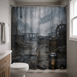 Cortina Para Box Storm Residue — Pirate Ship Aftermath