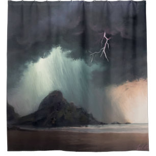 Cortina Para Box Stormy Beach