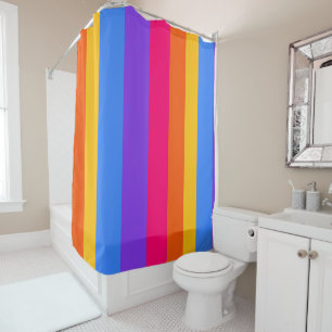 Cortina Para Box Stripes Arco-íris