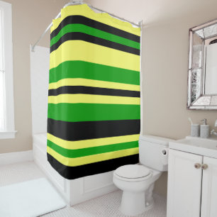 Cortina Para Box Stripes inspiradas na Jamaica