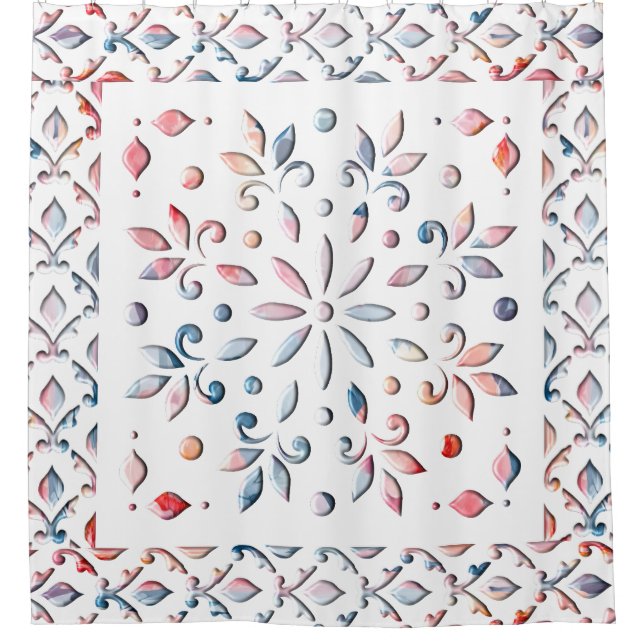 Cortina Para Box Summer Floral (Frente)