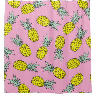 Cortina Para Box Summer Pineapple: Vintage Fruit Toss
