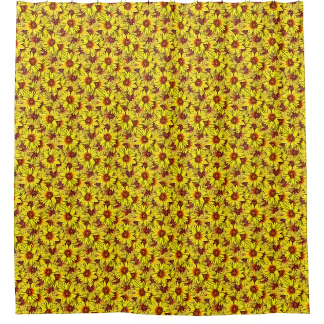 Cortina Para Box Sunflower Shower Curtain (Frente)