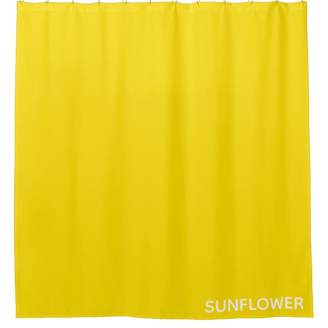 Cortina Para Box Sunflower Yellow Colour Name (Frente)