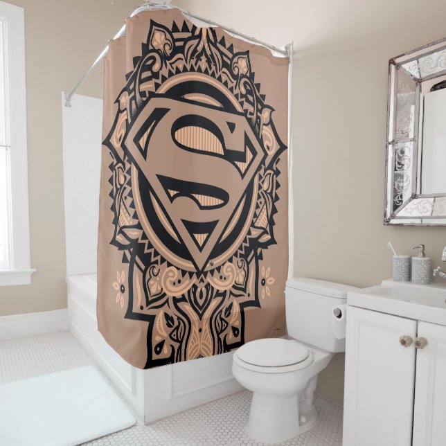 Cortina Para Box Supergirl Mandala Graphic (In Situ)