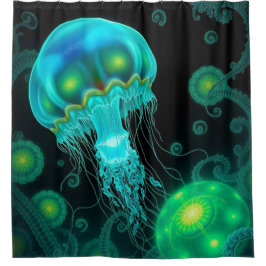 Cortina Para Box „Tanz der Quallen – Magie aus der Tiefe“