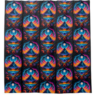 Cortina Para Box tapeçarias em flocos de neve Natureza Tapeçaria