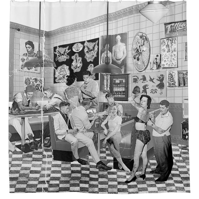 Cortina Para Box Tattoo You! (Frente)