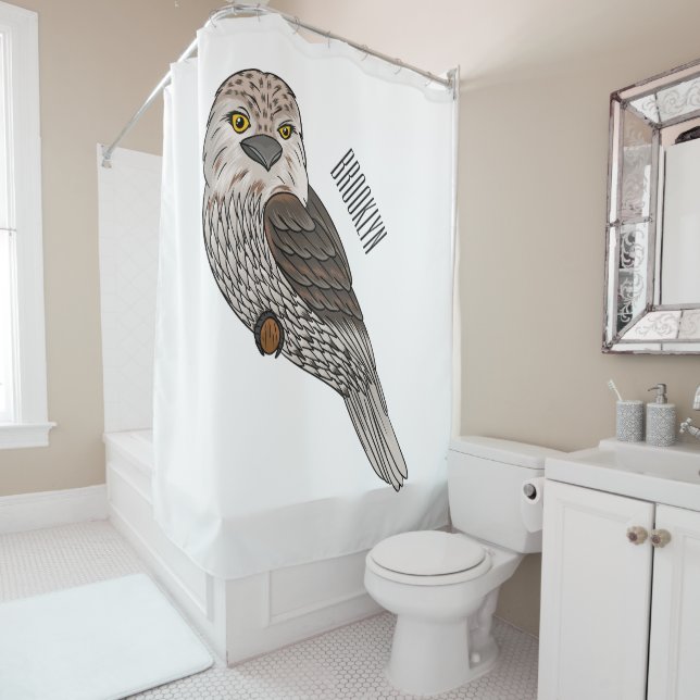 Cortina Para Box Tawny frogmouth bird cartoon (In Situ)