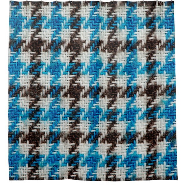 Cortina Para Box Tecido de flanela, fundo textural. (Frente)