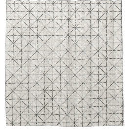 Cortina Para Box Tecido simples escandinavo branco e preto