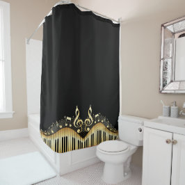 Cortina Para Box Teclado Musical Monograma