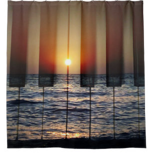 Cortina Para Box Teclado para Piano Sunset: Romance na Ilha Grega