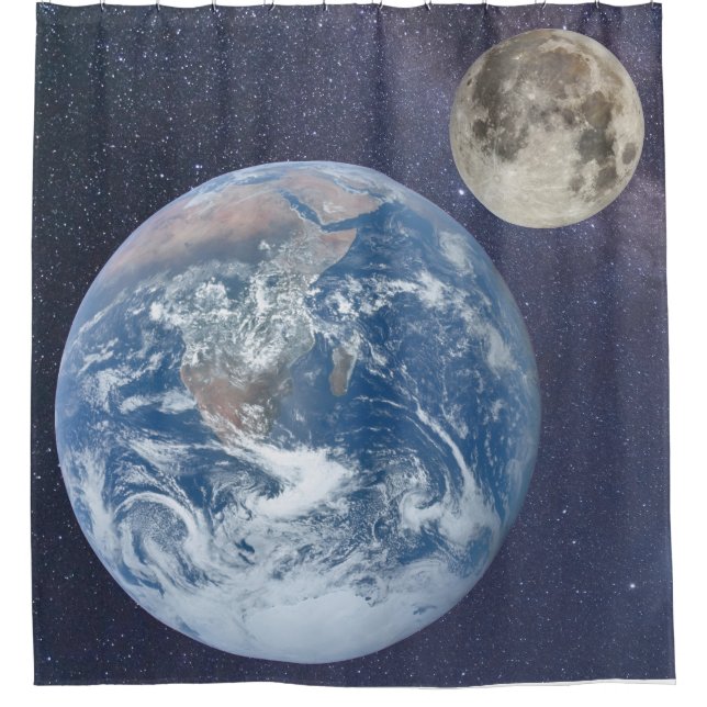 Cortina Para Box Terra e sua lua (Frente)