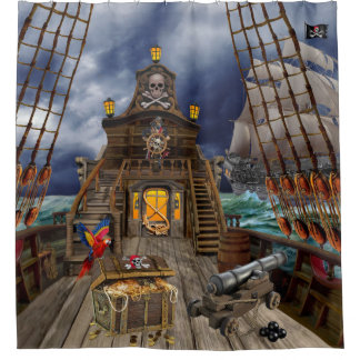 CORTINA PARA BOX TESOURO ROUBADO DO PIRATA