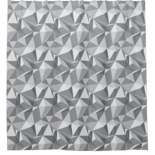 Cortina Para Box Teste padrão do diamante - polígono abstrato