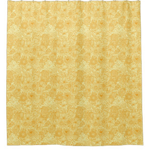 Cortina Para Box Teste padrão floral do verão em cores mornas