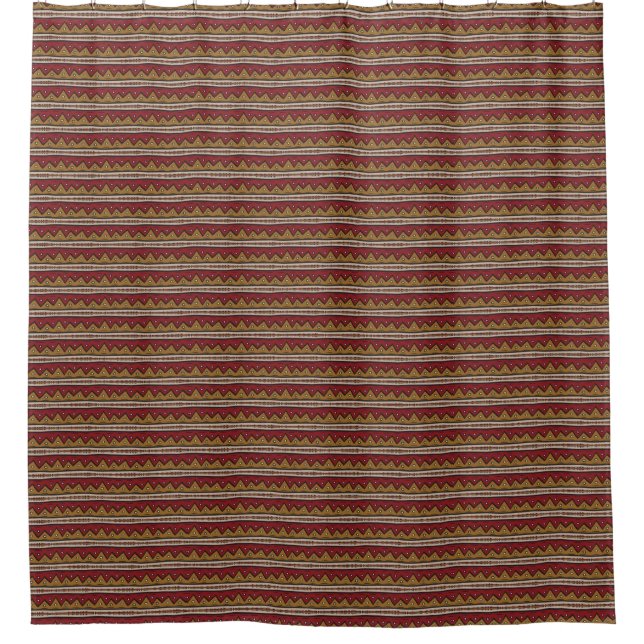 Cortina Para Box Teste padrão tribal (Frente)