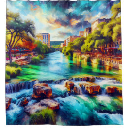 Cortina Para Box Texas Hill Country: Tranquil River