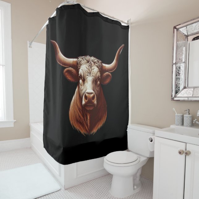 Cortina Para Box Texas Longhorn (In Situ)