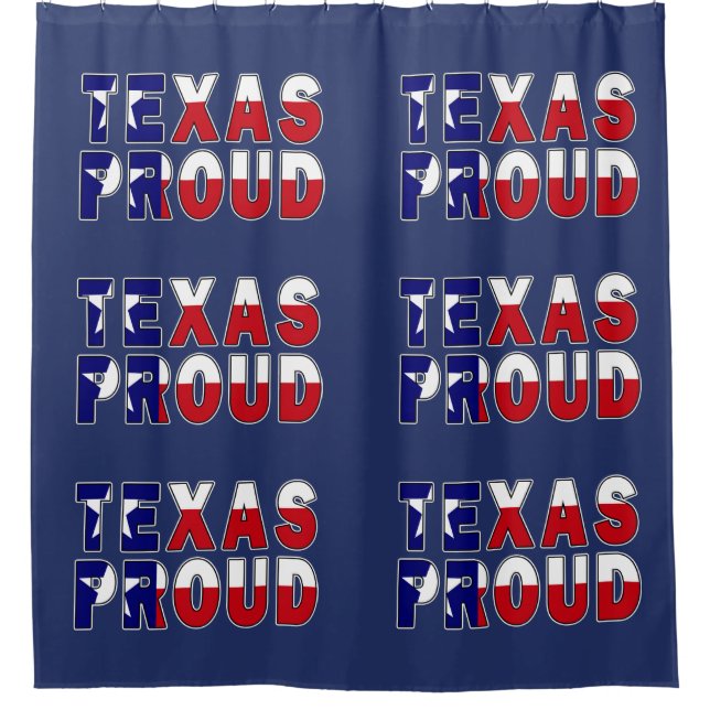 Cortina Para Box Texas Proud Flag (Frente)