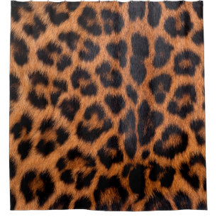 Cortina Para Box Textura da pele do leopardo: Prato de mancha-leopa