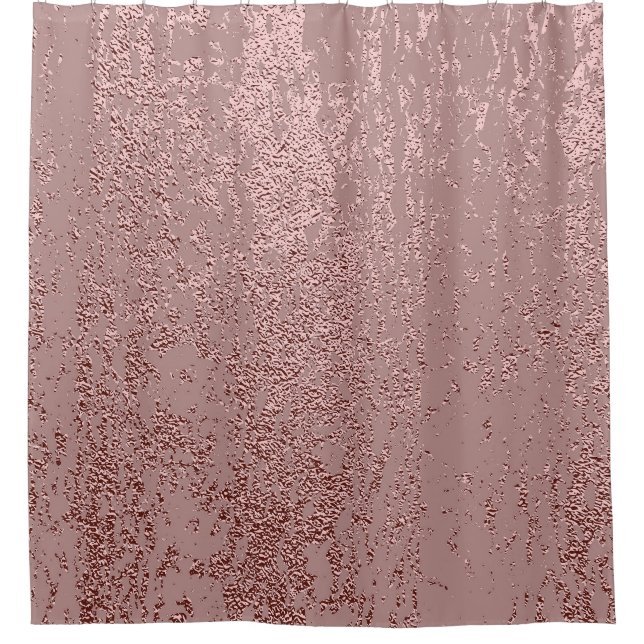 Cortina Para Box Textura de ouro metálico, quartzo rosa. (Frente)