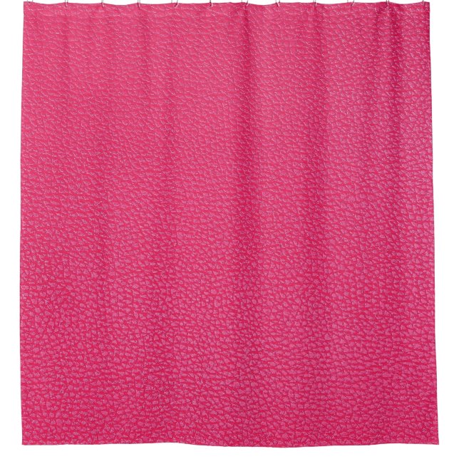 Cortina Para Box Textura de tecido rosa de luxo fino. (Frente)