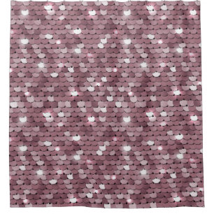 Cortina Para Box Textura de Tecido sequenciada a rosa brilhante