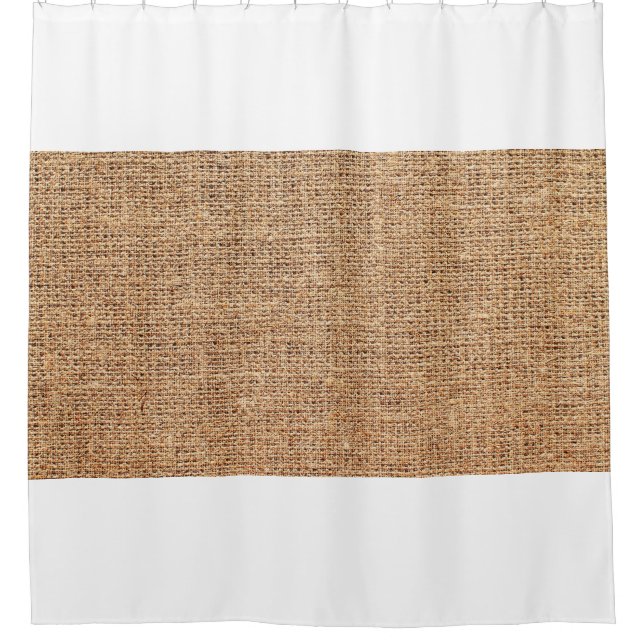 Cortina Para Box Textura natural de linho como fundo (Frente)
