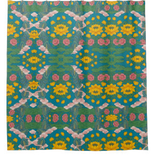Cortina Para Box Thangka Tibetano Sagrado "Terra Pura" - Lótus Dour