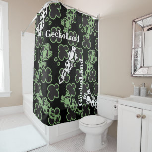 Cortina Para Box TicTacToe GeckoLand Green&White