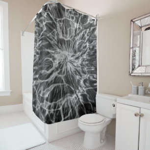 CORTINA PARA BOX TIE DYE BLACK WHITE