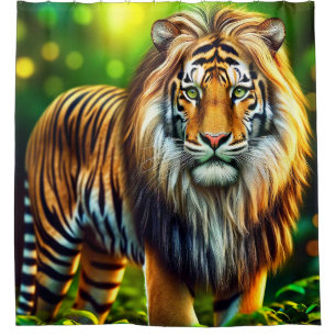 Cortina Para Box Tiger Lion