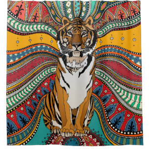 Cortina Para Box Tigre indiano