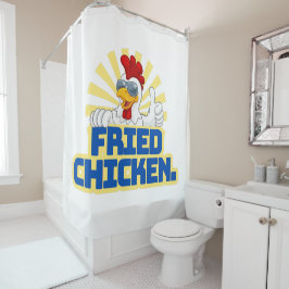 Cortina Para Box Tipografia de frango