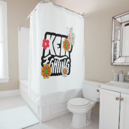 Cortina Para Box Tipografia de Ilustração de Boas Víbias